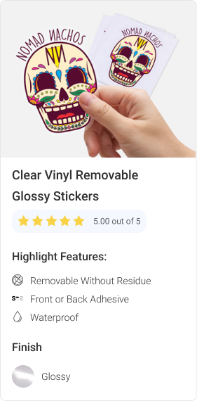 Clear Vinyl Removable Glossy