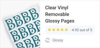 Clear Vinyl Removable Glossy