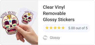 Clear Vinyl Removable Glossy