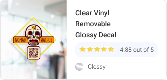 Clear Vinyl Removable Glossy